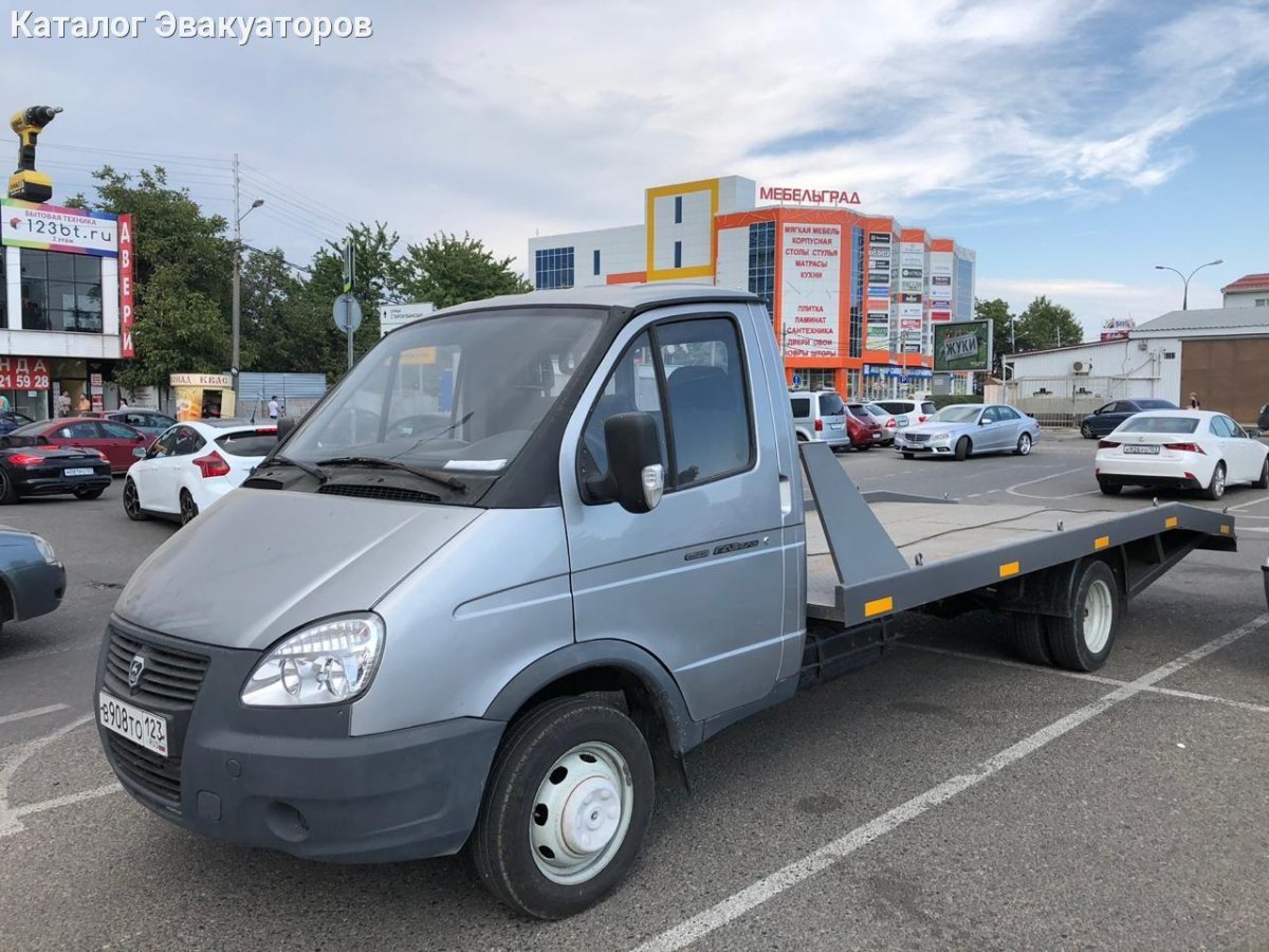 Газель Некст эвакуатор серый