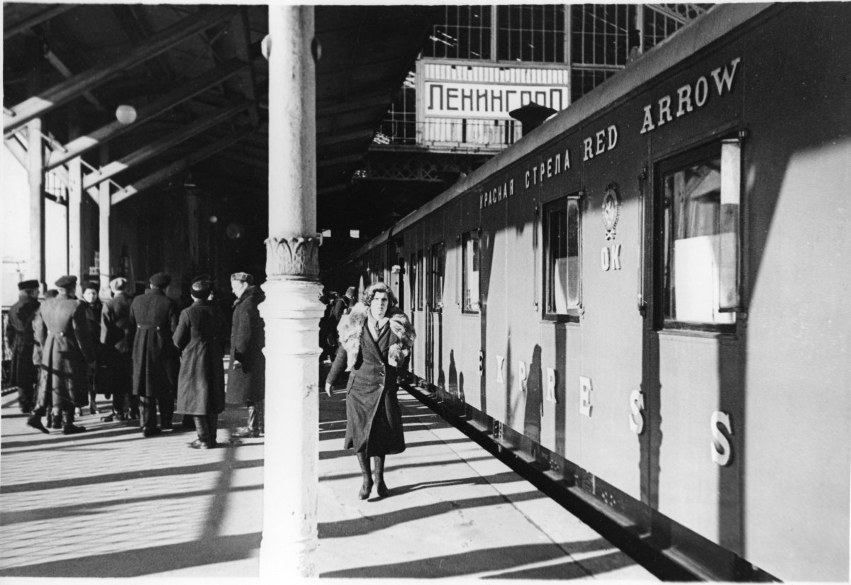 Поезд «красная стрела» в 1931 году