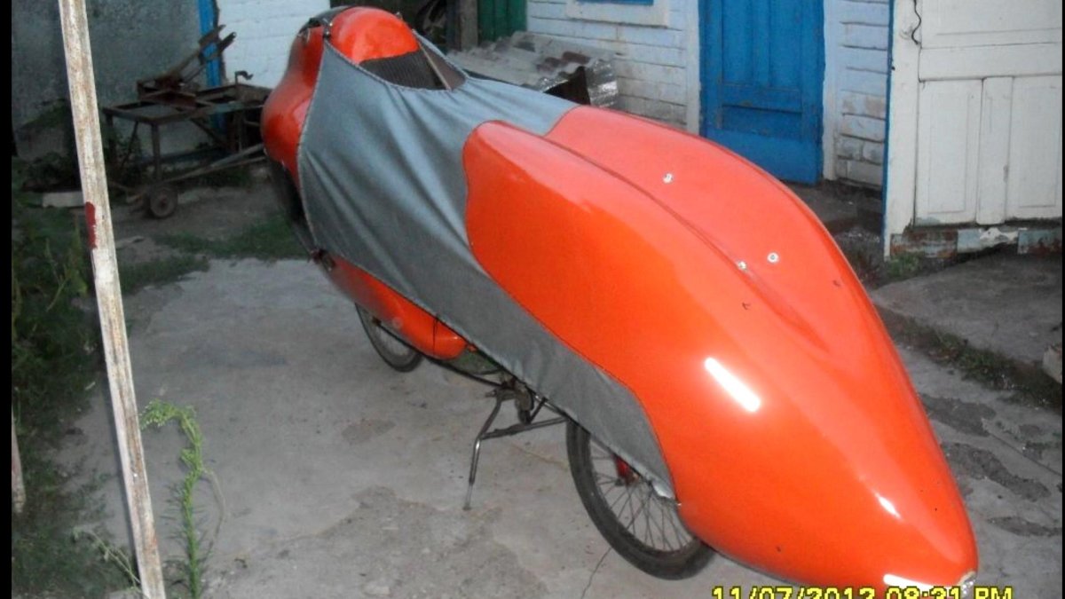 Стримлайнер веломобиль