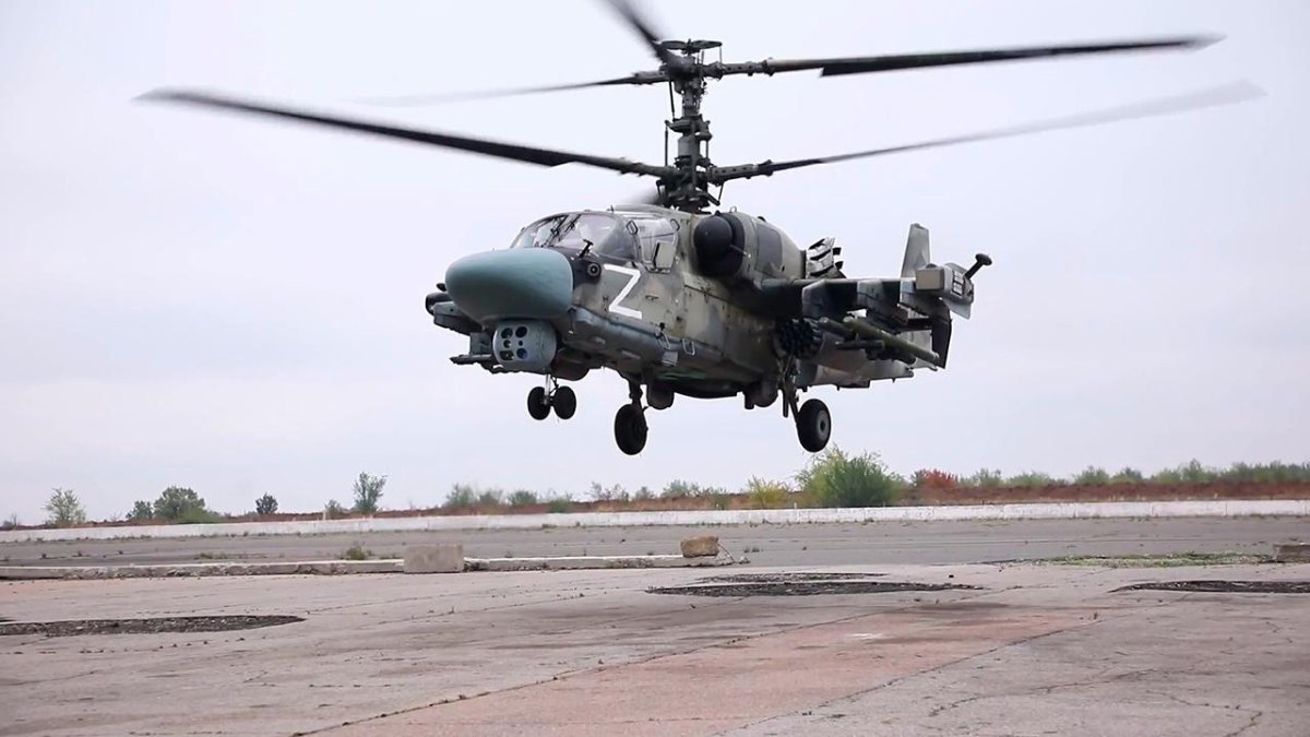 Боевой ударный вертолет ка-52 Аллигатор