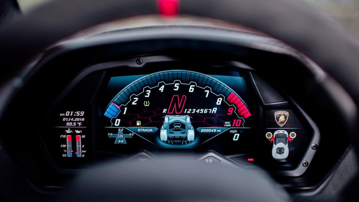 Панель приборов Ламборджини приборная