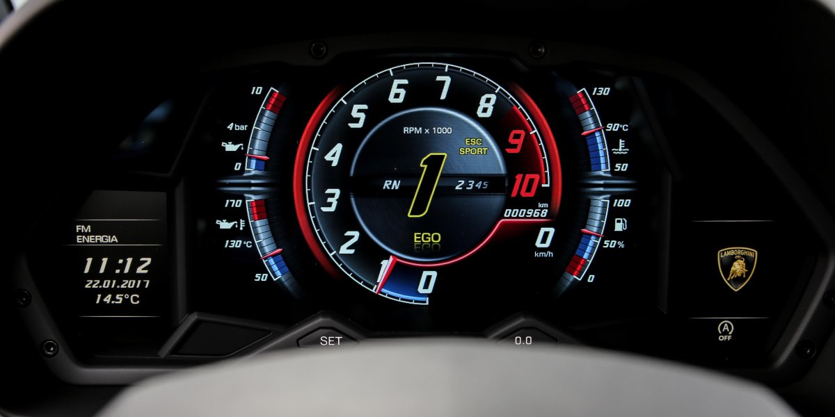 Приборная панель Ламборгини Урус