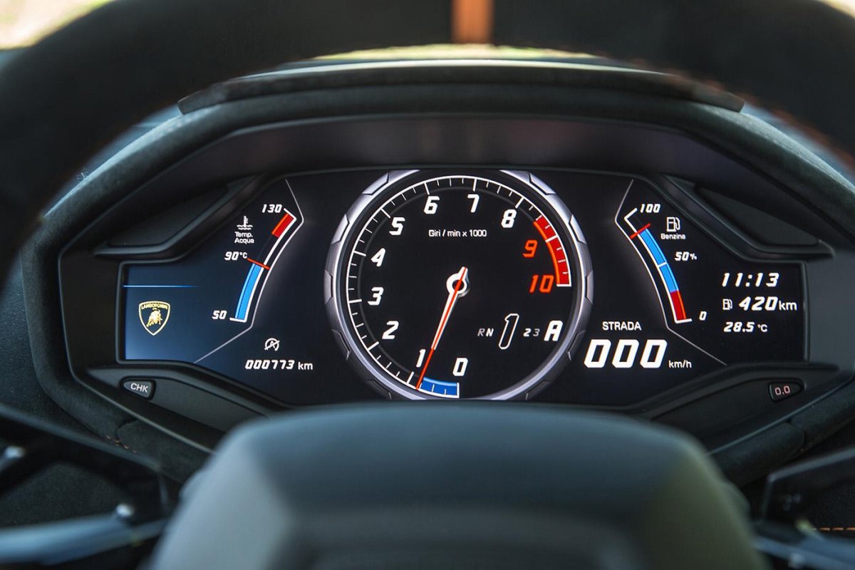 Приборная панель Ламборгини Хуракан