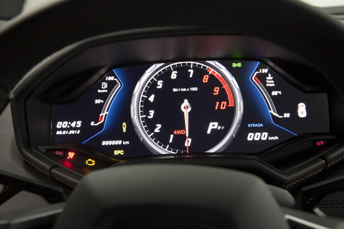 Спидометр Ламборгини Хуракан