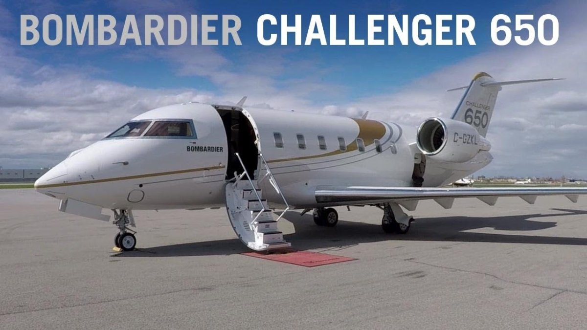 Самолет Bombardier Challenger 650