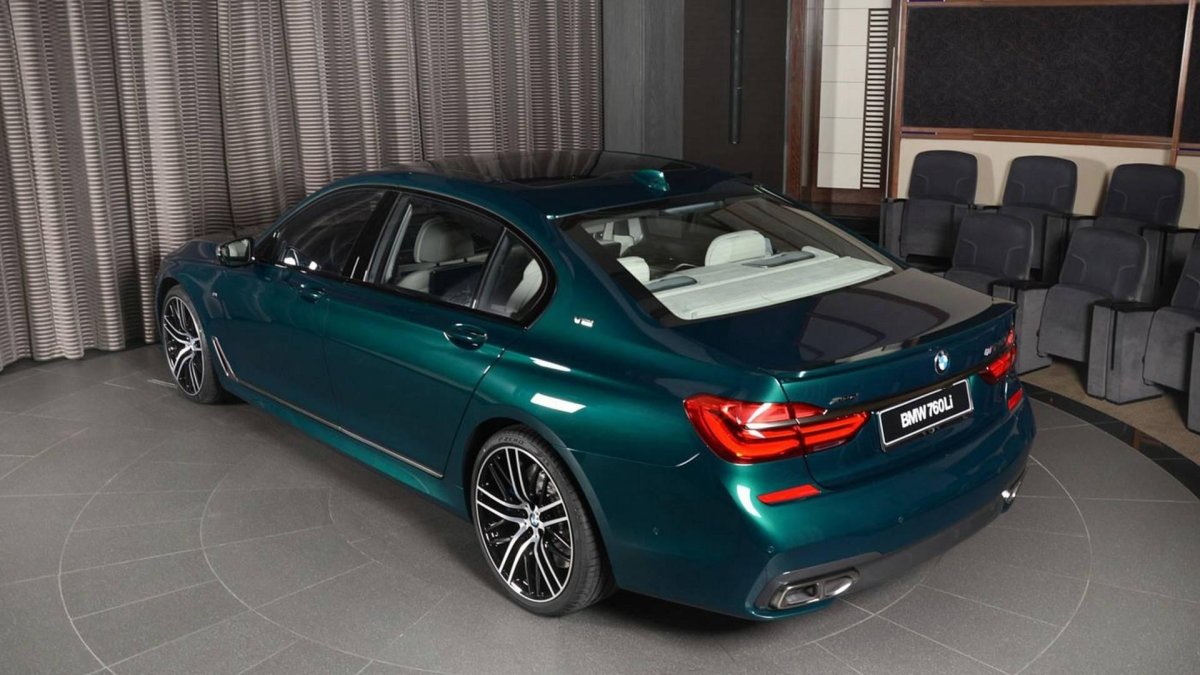 BMW m5 Boston Green