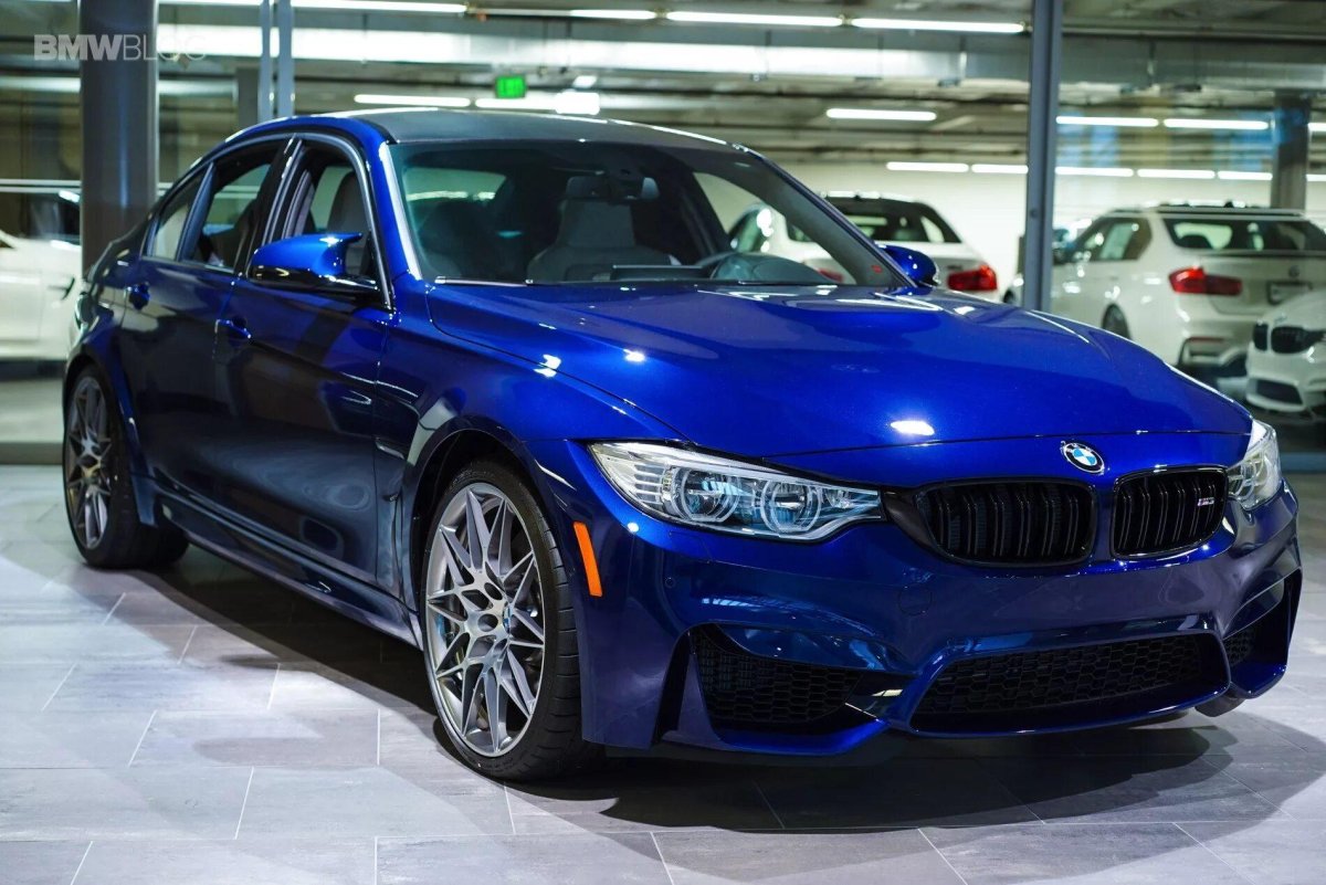 BMW m3 Tanzanite Blue