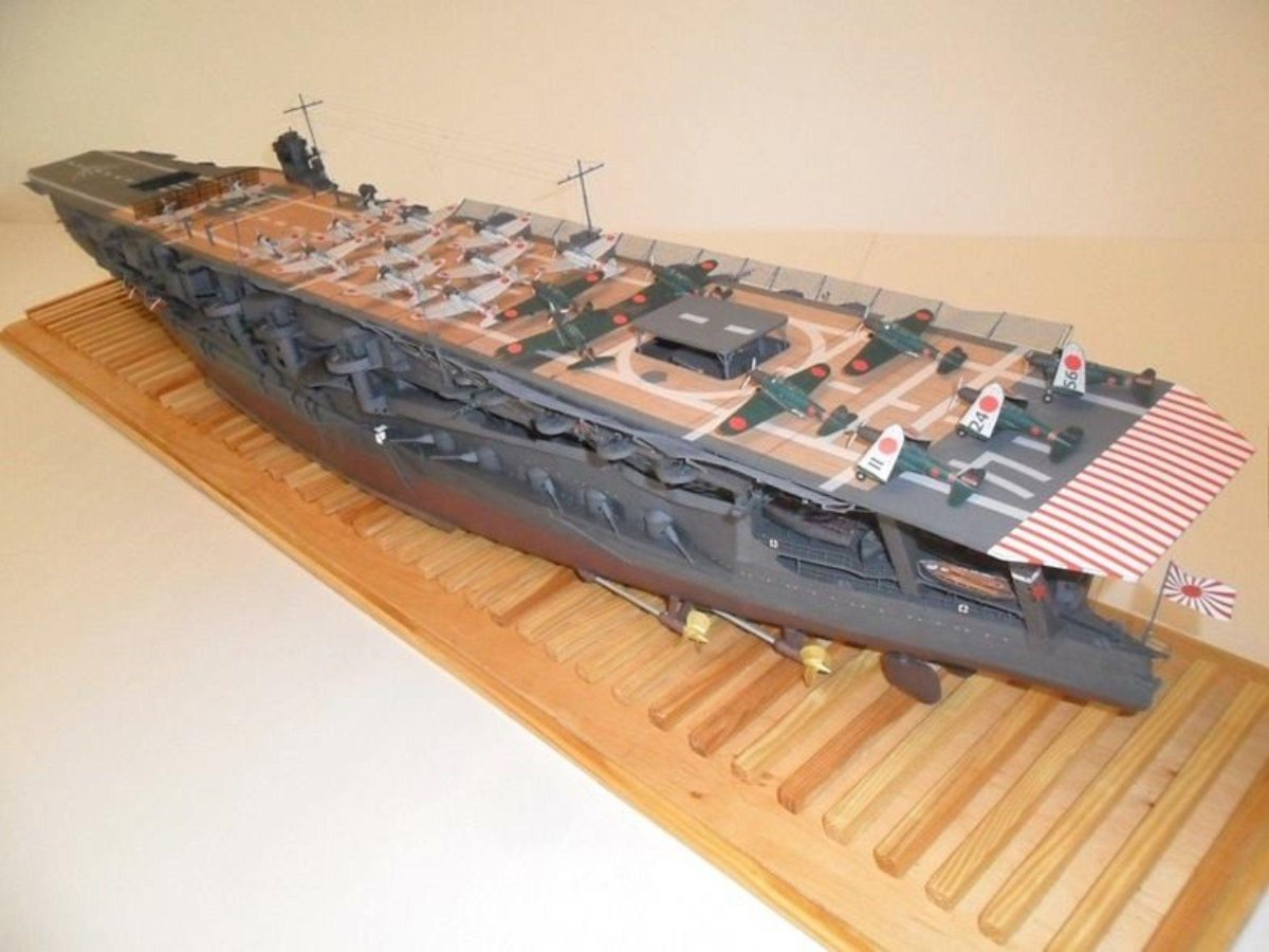 Авианосец Акаги модель