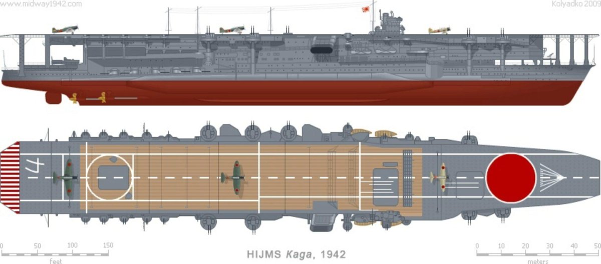 Японские авианосцы второй мировой войны чертежи