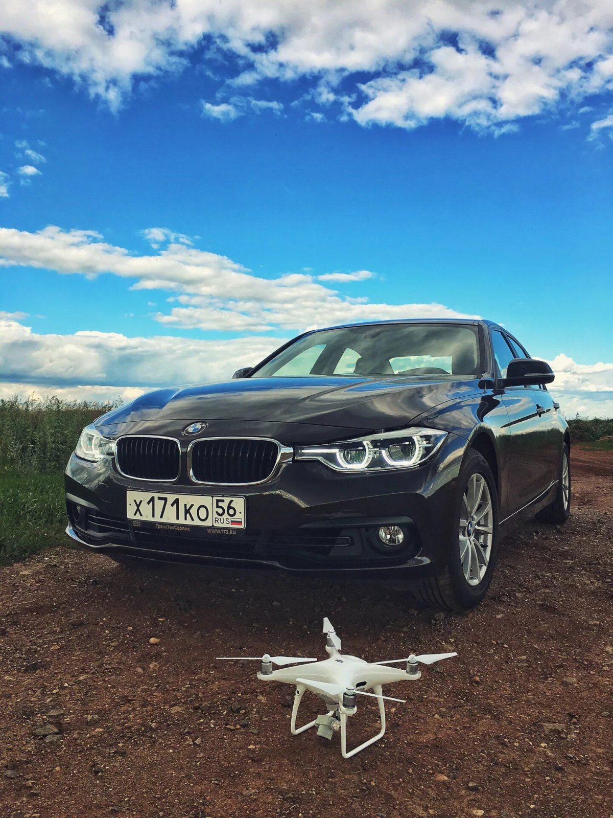 БМВ взлетает