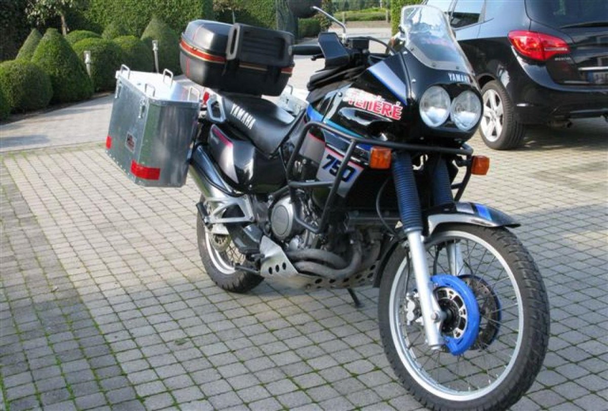 Кофр дуги на Yamaha 750 super Tenere