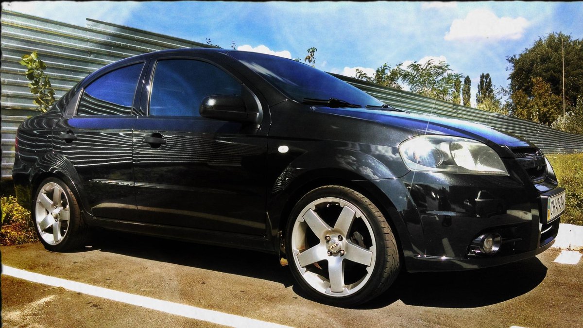 Chevrolet Aveo t250 черный
