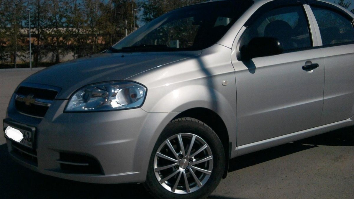 Шевроле Авео т250 на литых дисках