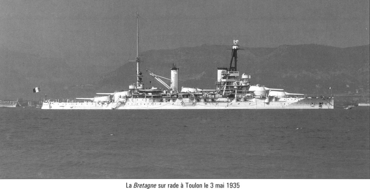 Французский линкор Бретань