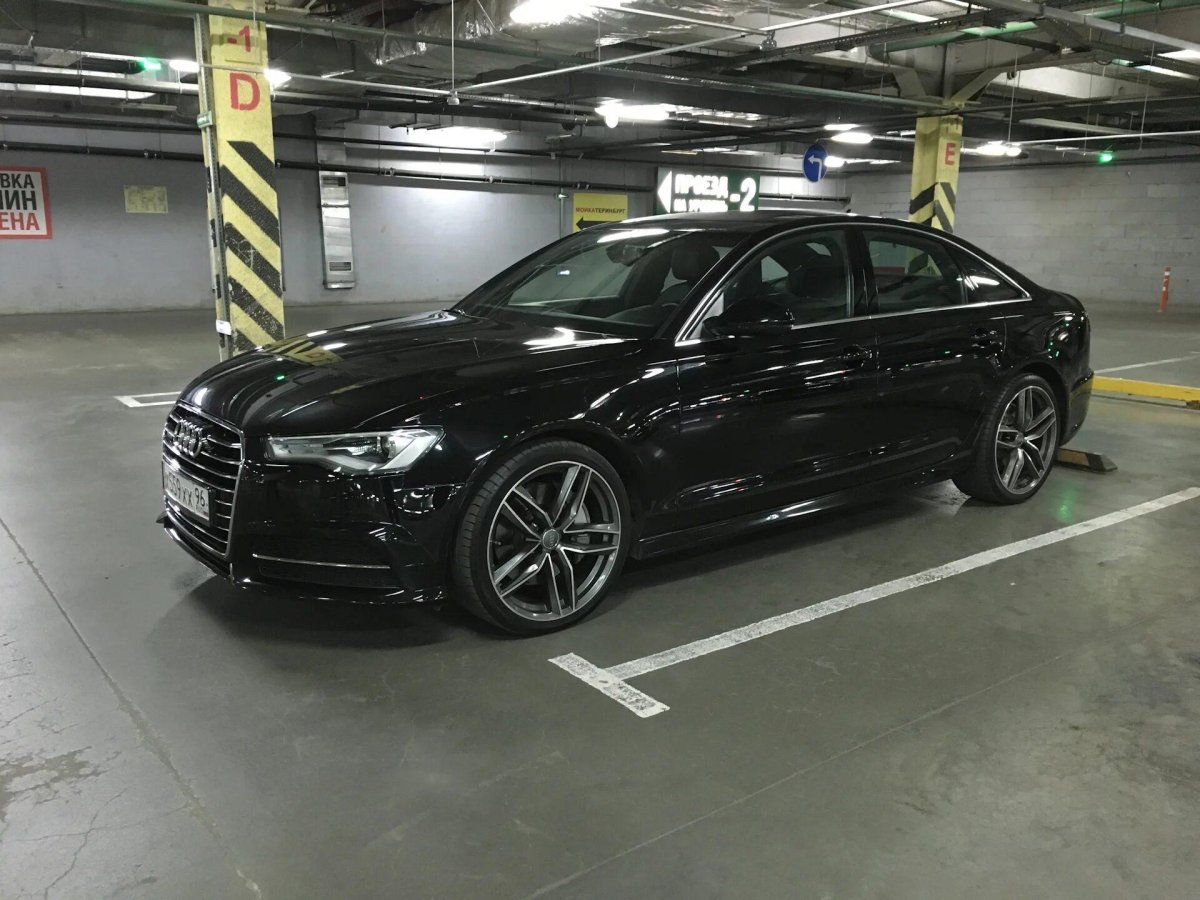 Audi a6 c7 черные диски
