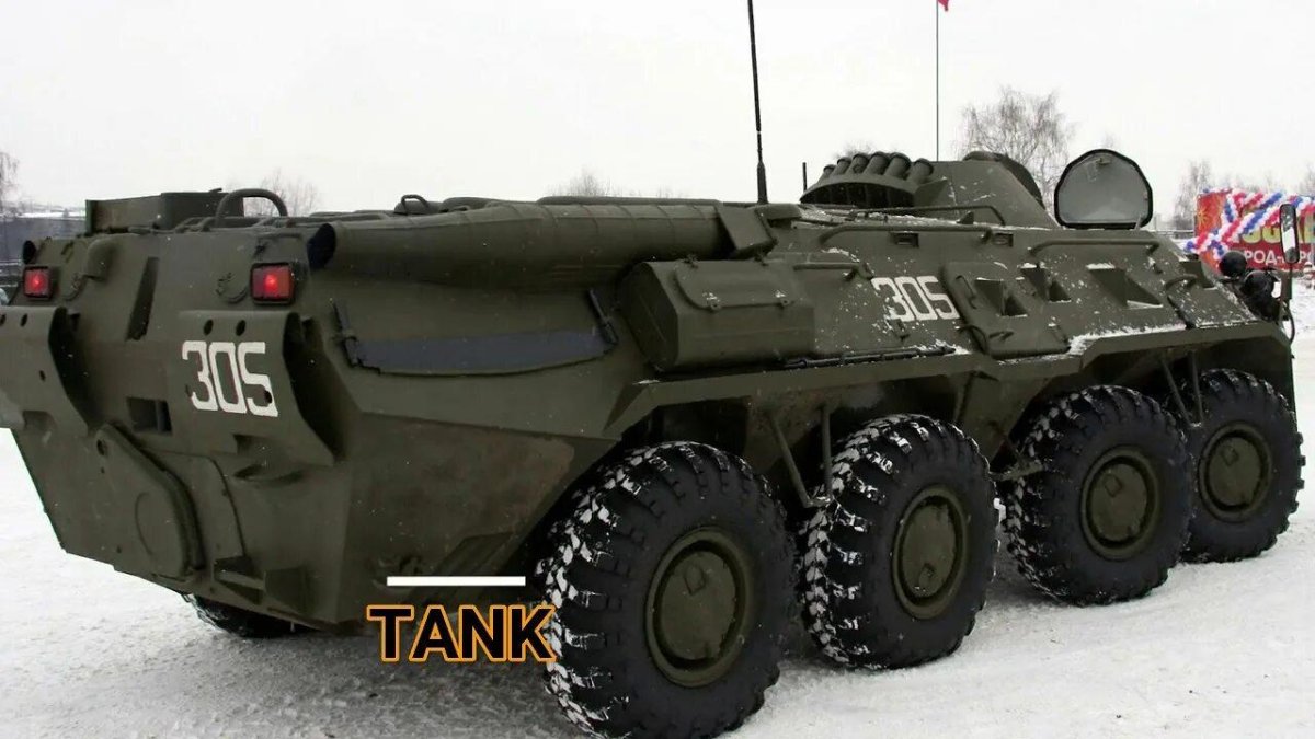 Военная техника БТР 80
