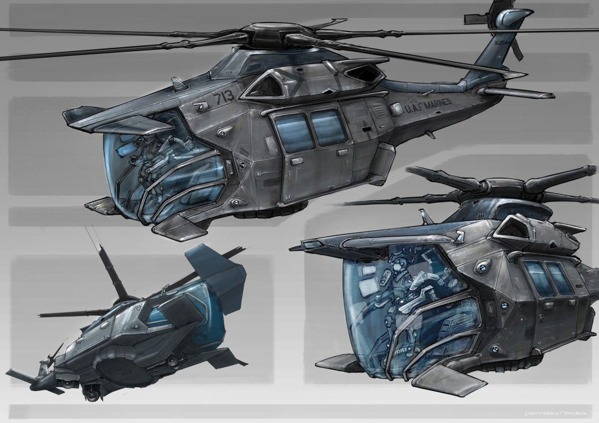 Военный вертолет концепт