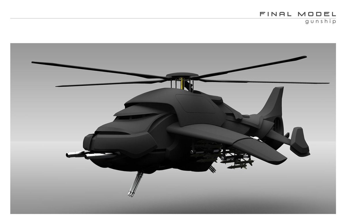 Ганшип вертолет