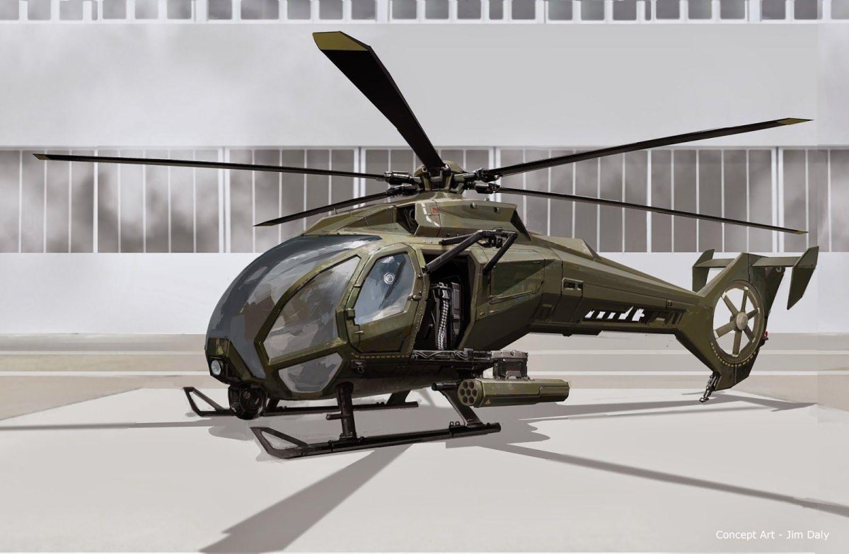 Концепт стелс вертолет стелс