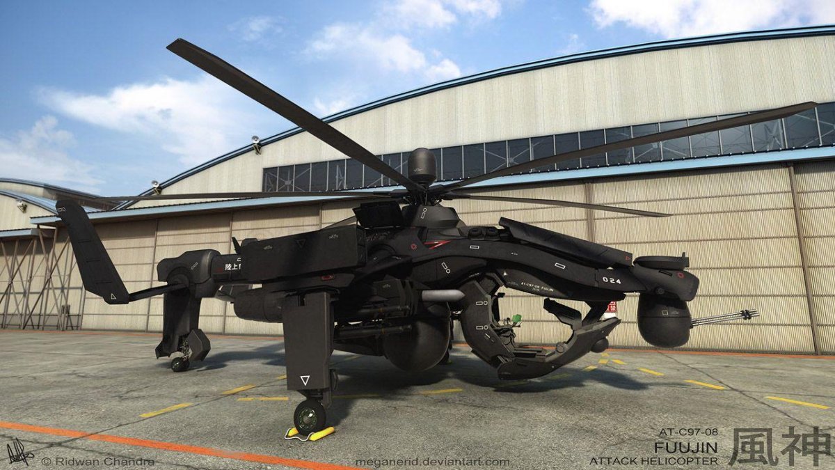 Японский ударный вертолет стелс