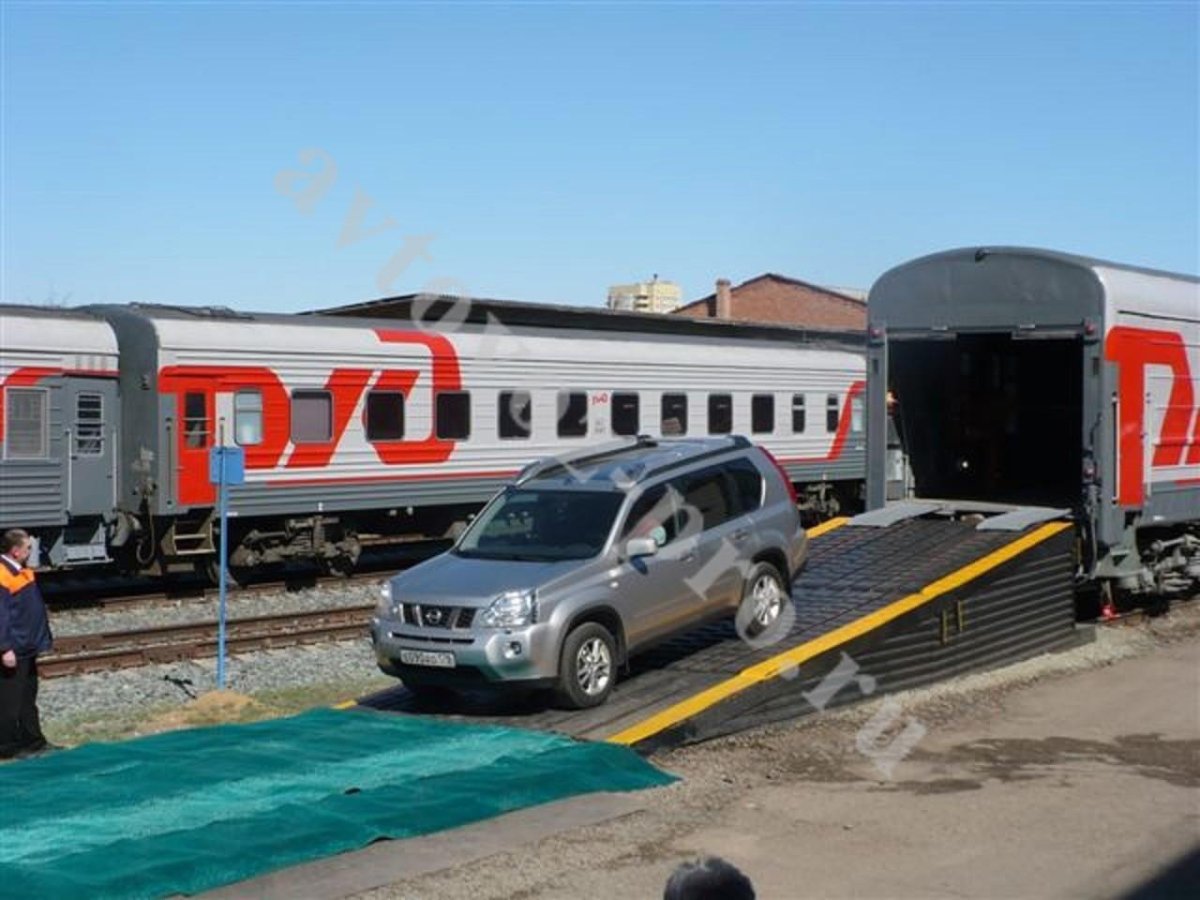 Платформа автомобилевоз РЖД