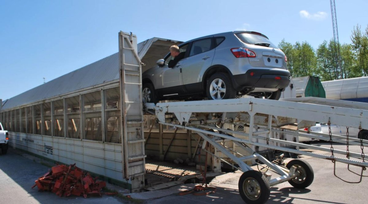 Платформа автомобилевоз РЖД