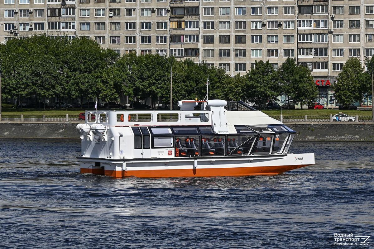 Новая электросудно Серебрянка