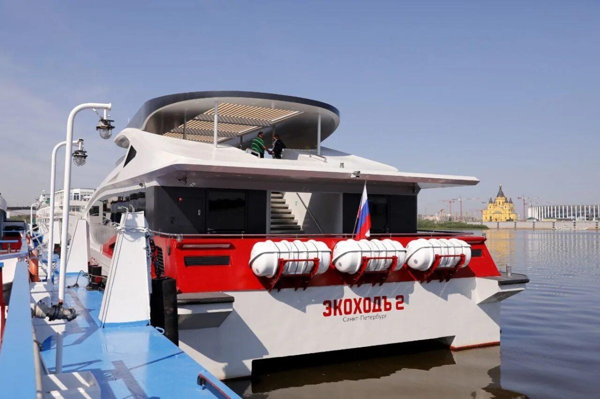 Катамаран Экоход в Нижнем