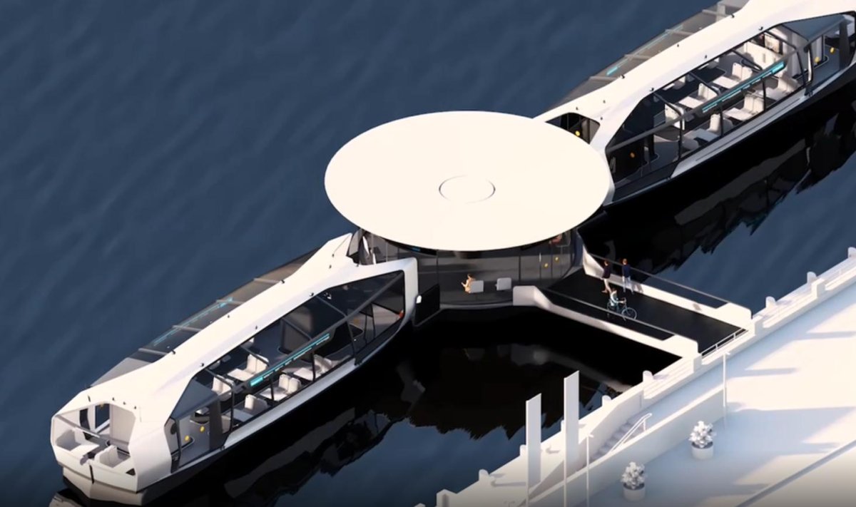 Речной трамвайчик в Москве 2022