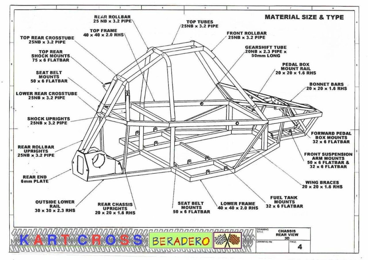 Багги Барракуда х2 чертежи