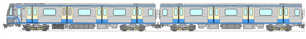 Русич вагон метро сбоку