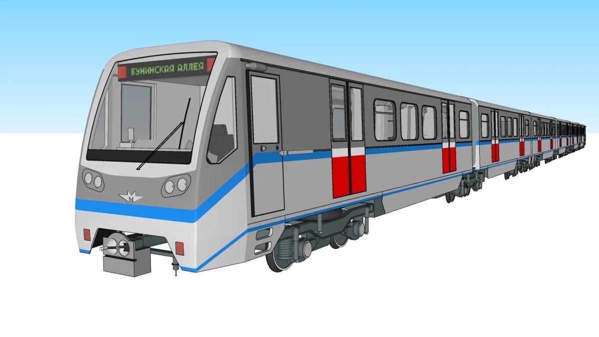 Метропоезд Русич модель