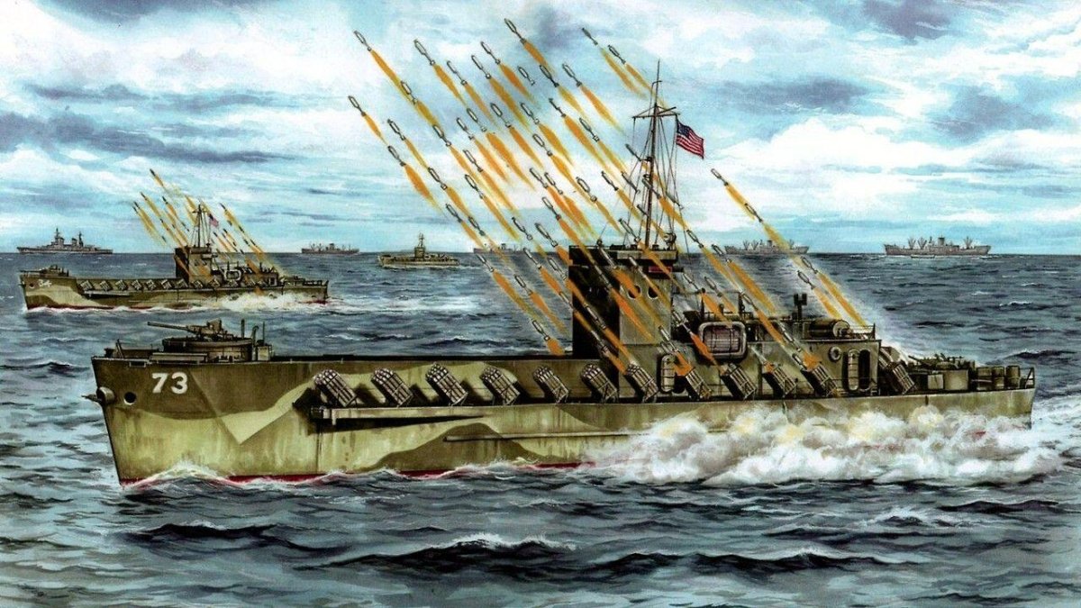 Десантный корабль второй мировой