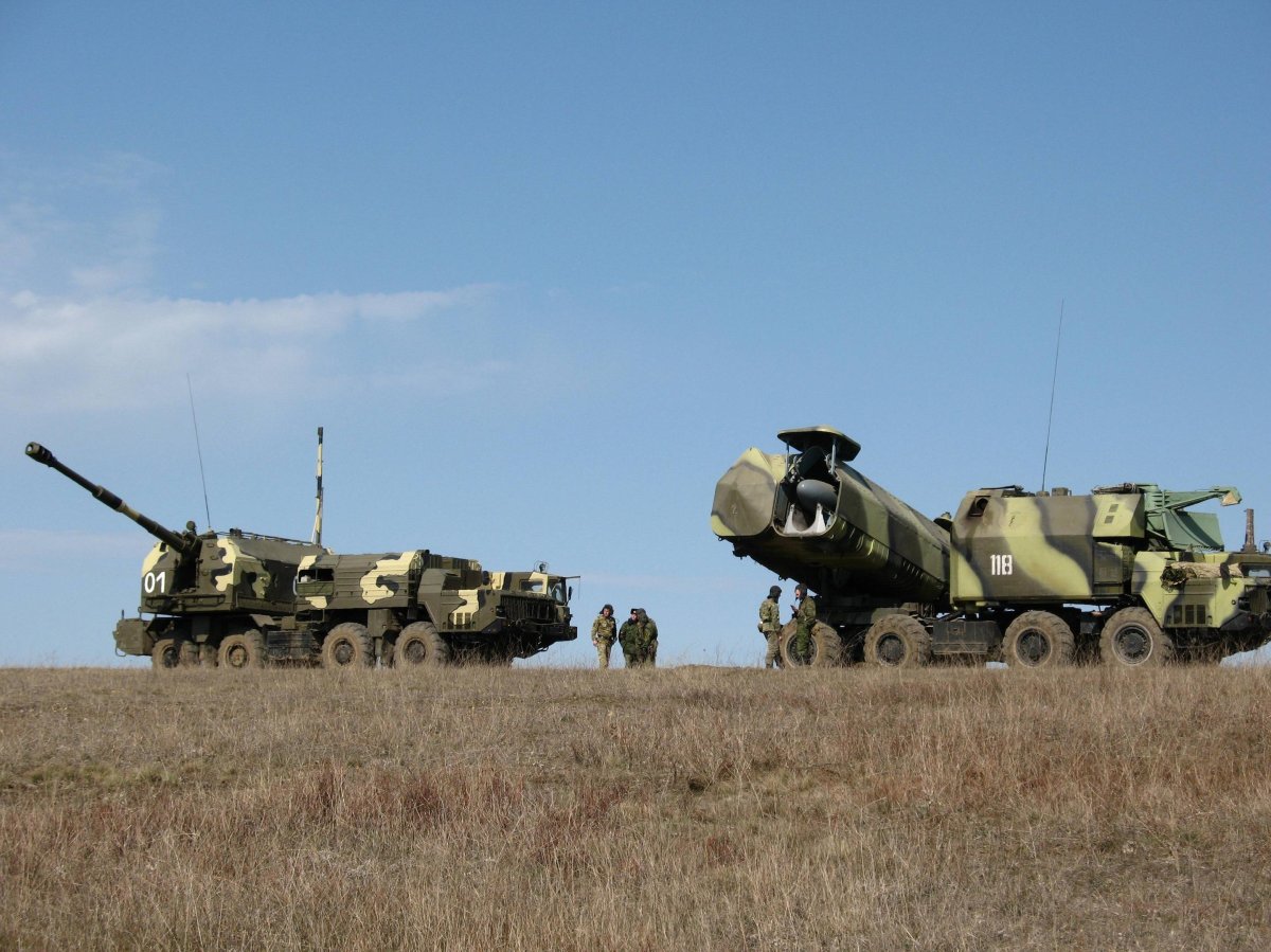 САУ А-222 берег