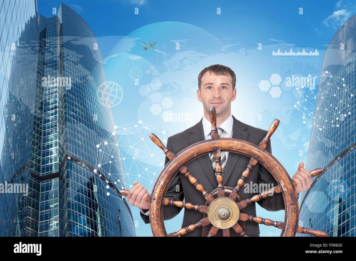 Человек у штурвала