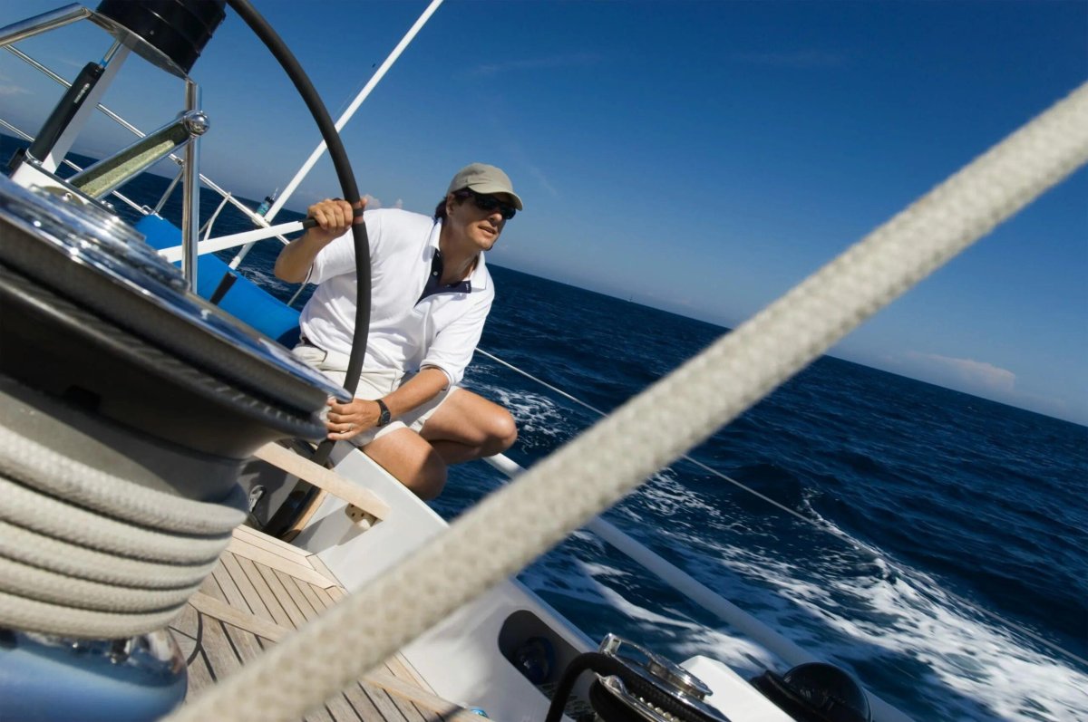 Штурвал яхты