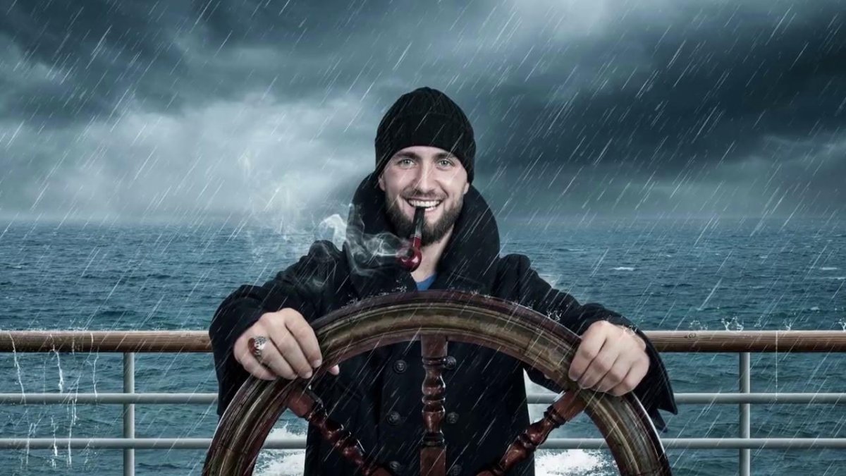 За штурвалом корабля