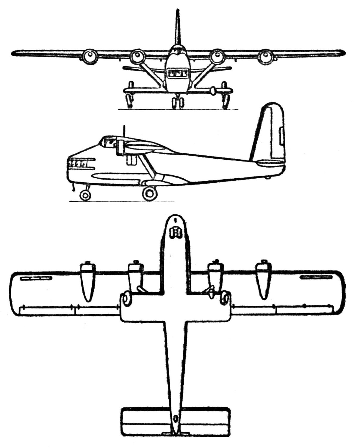 Чертежи патрульных самолетов