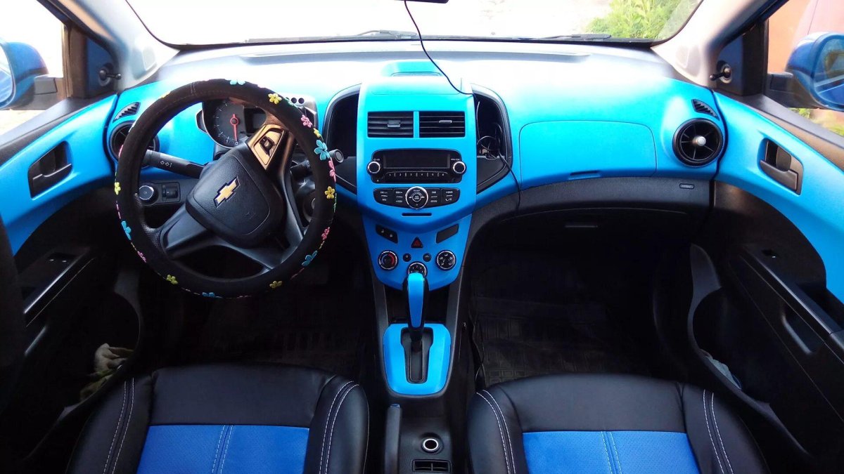 Шевроле Авео т300 синий