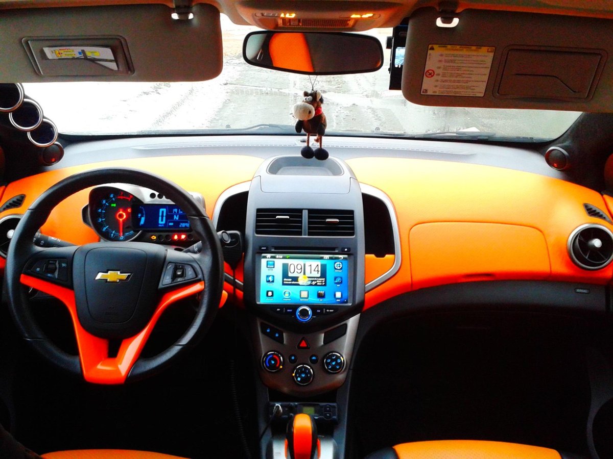 Авео т300 седан салон