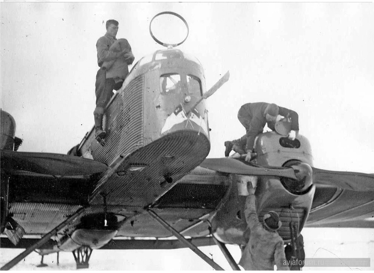 ТБ-3 бомбардировщик