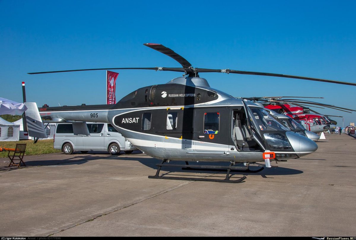 Легкий многоцелевой вертолет Ансат