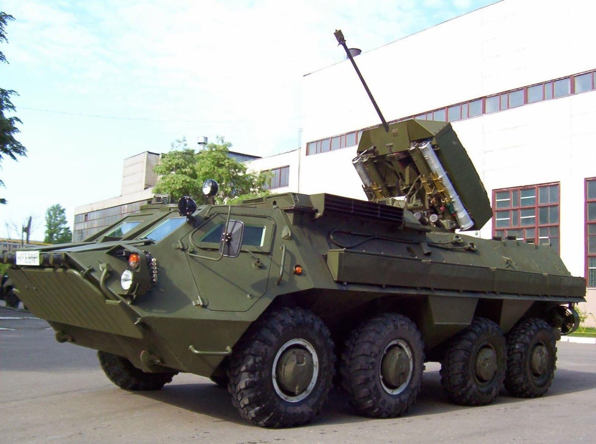 БТР-4 С модулем БАУ 23х2