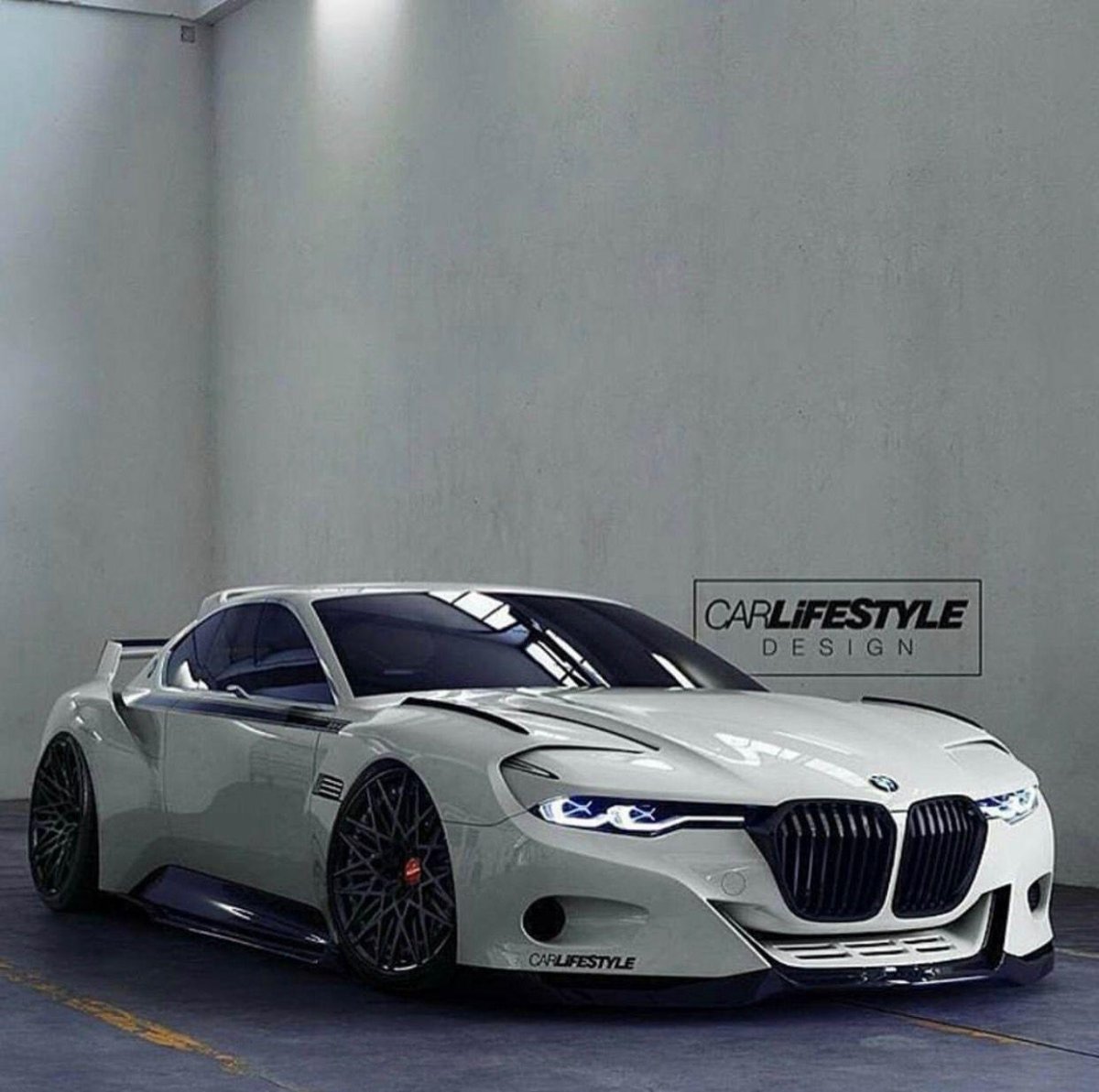 BMW 3.0 CSL hommage Concept чёрная