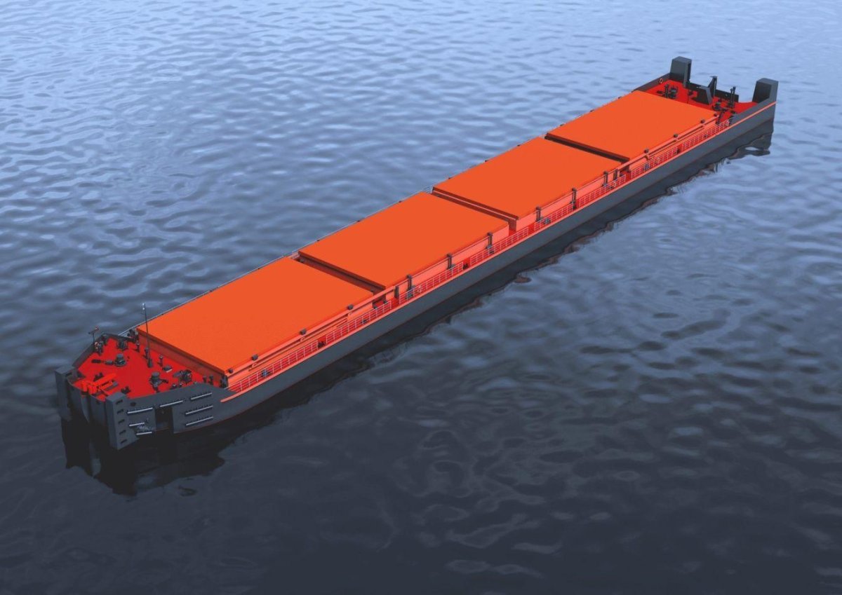 Несамоходная баржа "м-350"