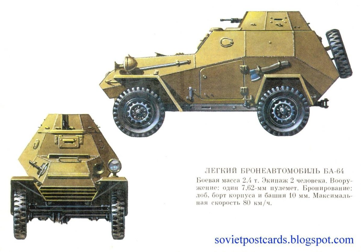 Ба-64 бронеавтомобиль