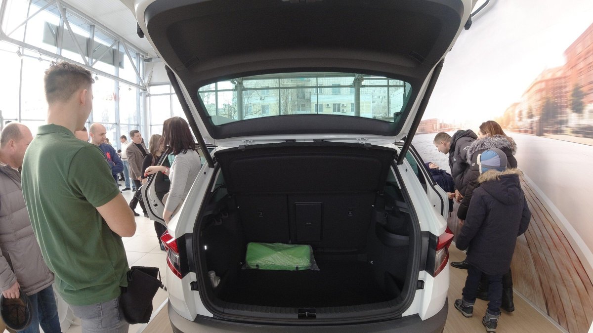 Шкода Карок багажник