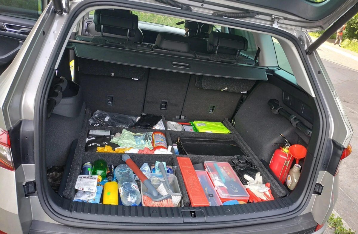 Skoda Kodiak багажник