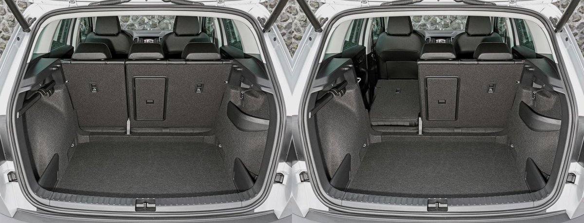 Размер багажника Шкода Карок