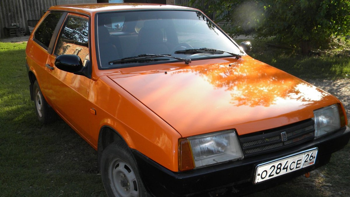 Лада 2108 оранжевая